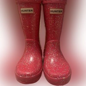 Hunter rain boots - Classic glitter hot pink